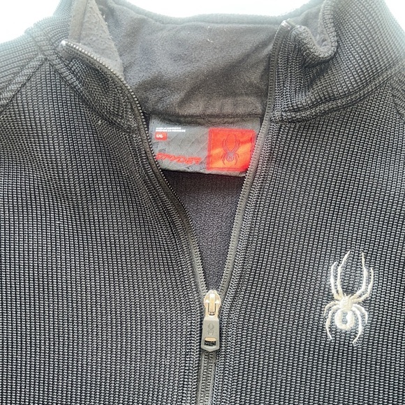 Spyder Black BANDIT HALF ZIP
FLEECE JACKET Size L - Picture 3 of 6